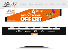 Tablet Screenshot of idealpneu.fr